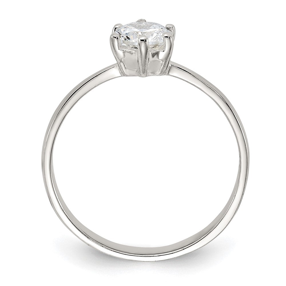 Sterling Silver CZ Ring - 33