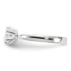 Sterling Silver CZ Ring - 37