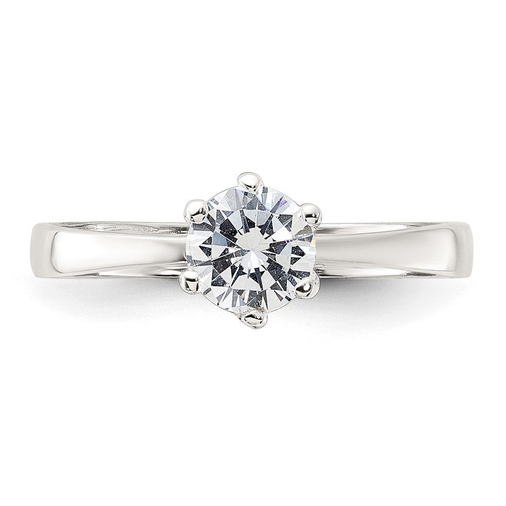 Sterling Silver CZ Ring - 33