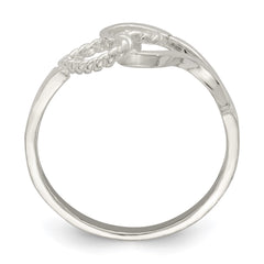 Sterling Silver Heart Ring - 15
