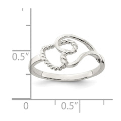 Sterling Silver Heart Ring - 14