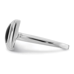 Sterling Silver Onyx Ring - 3