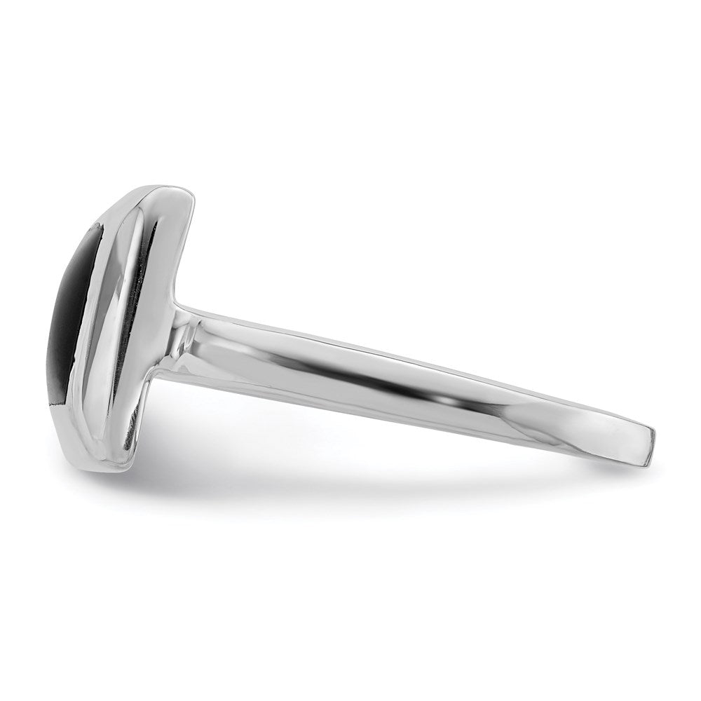 Sterling Silver Onyx Ring - 4