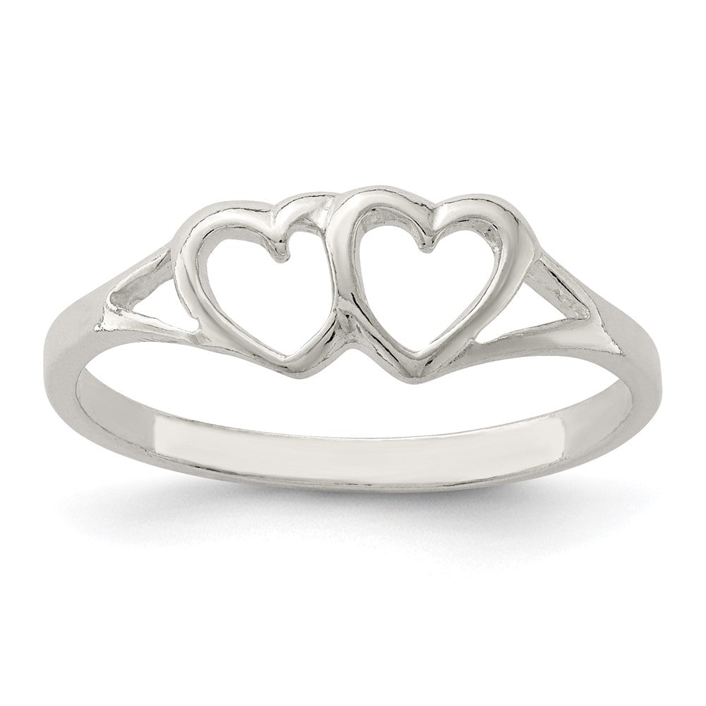 Sterling Silver Heart Ring - 16
