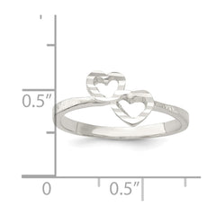 Sterling Silver Heart Ring - 22