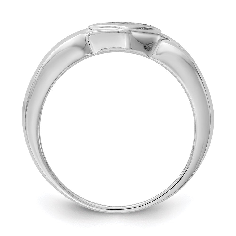 Sterling Silver Onyx Ring - 5