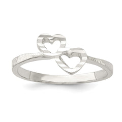 Sterling Silver Heart Ring - 22
