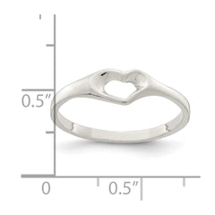 Sterling Silver Heart Ring - 20