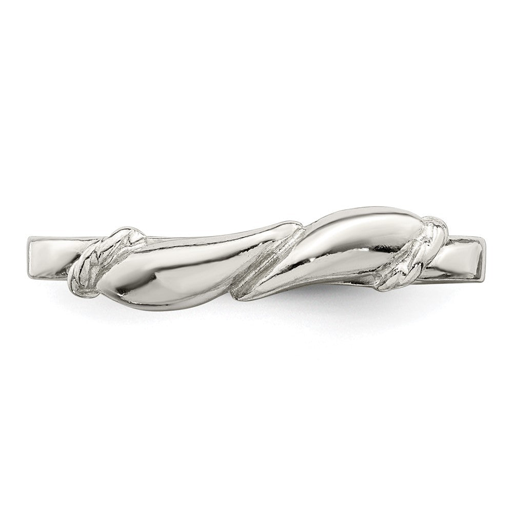 Sterling Silver Swirl Ring - 6
