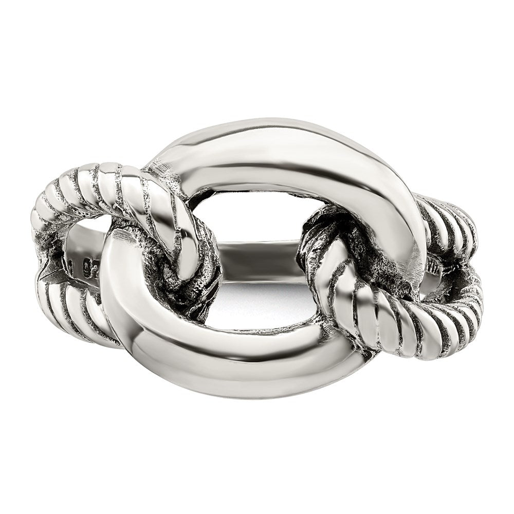 Sterling Silver Antiqued Ring - 3