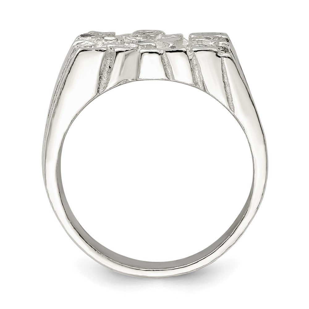 Sterling Silver Nugget Ring - 14