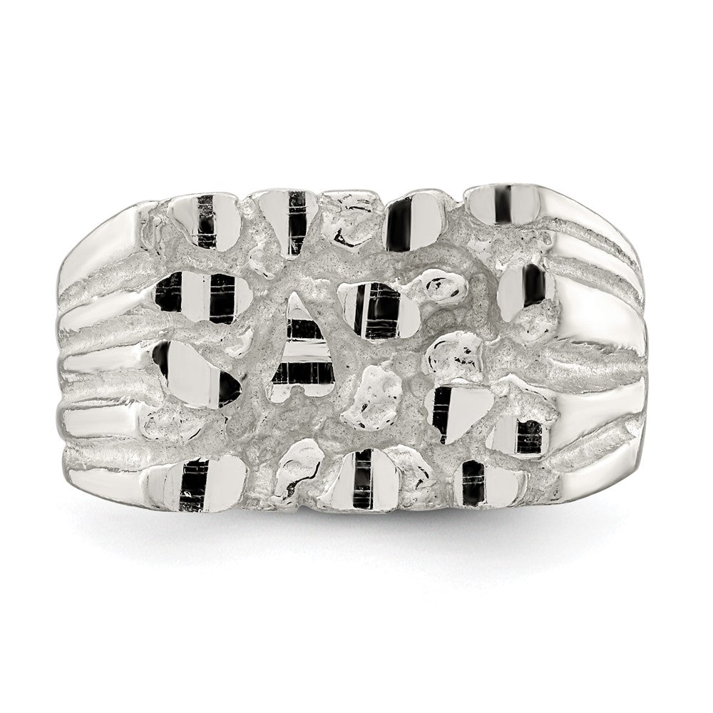 Sterling Silver Nugget Ring - 5