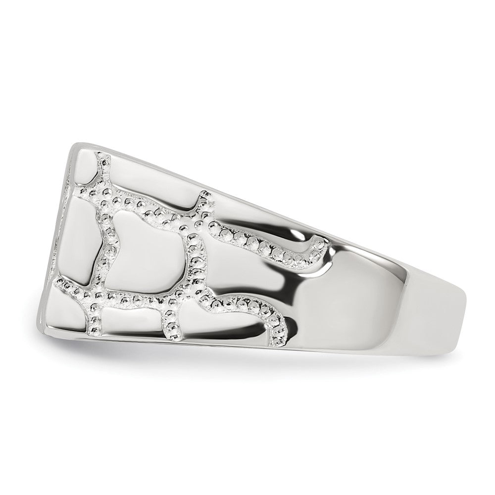 Sterling Silver Nugget Ring - 9