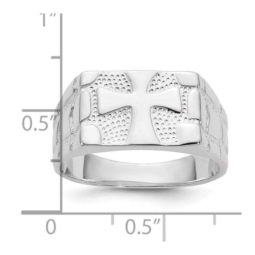 Sterling Silver Nugget Ring - 9