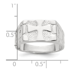 Sterling Silver Nugget Ring - 9