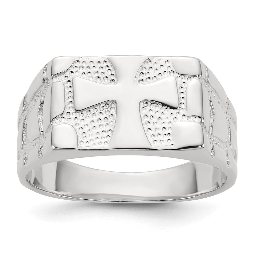 Sterling Silver Nugget Ring - 9