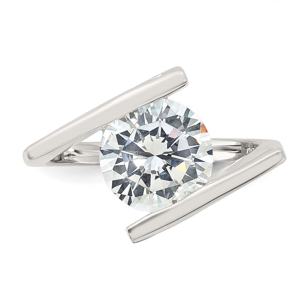 Sterling Silver CZ Ring - 42