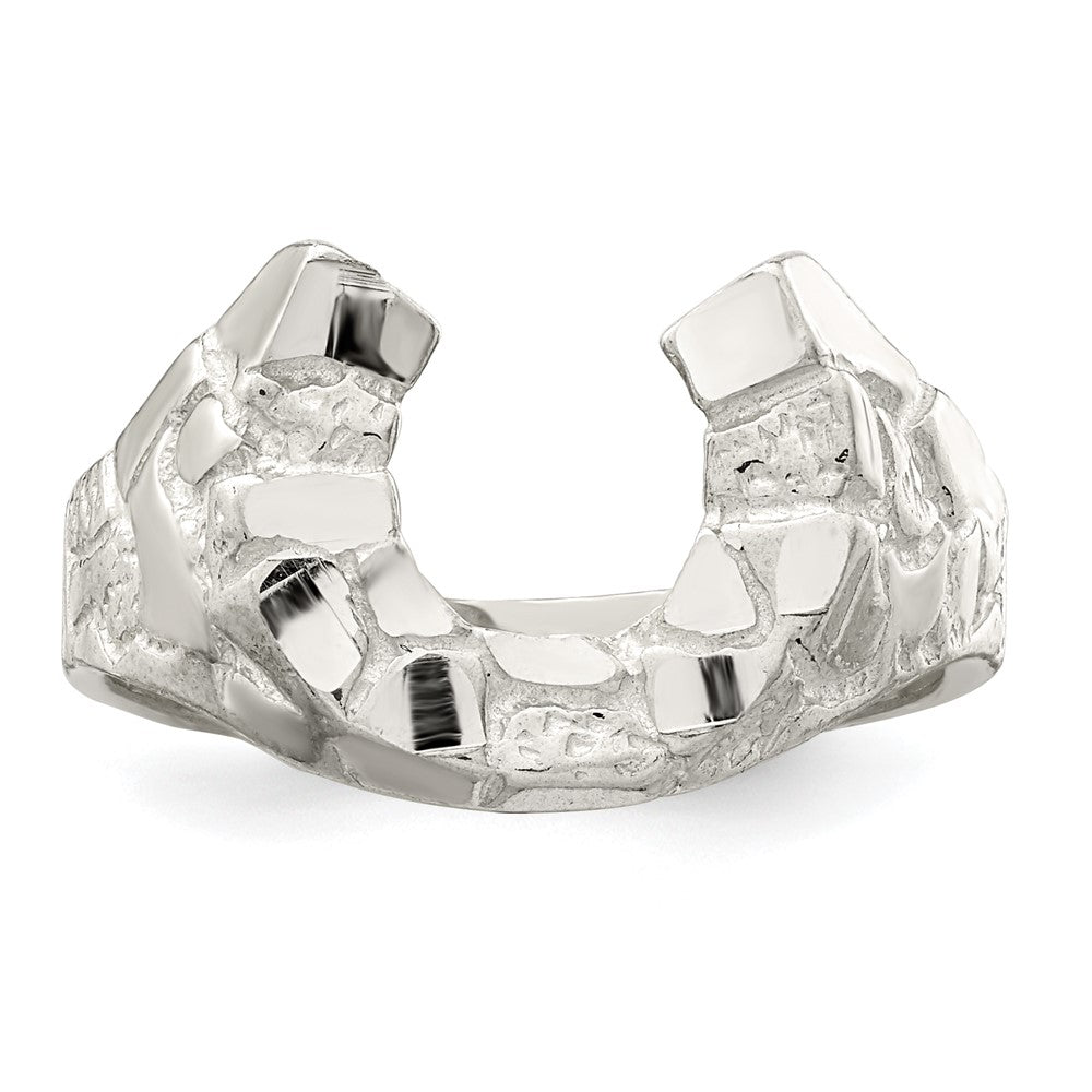 Sterling Silver Horseshoe Ring - 7