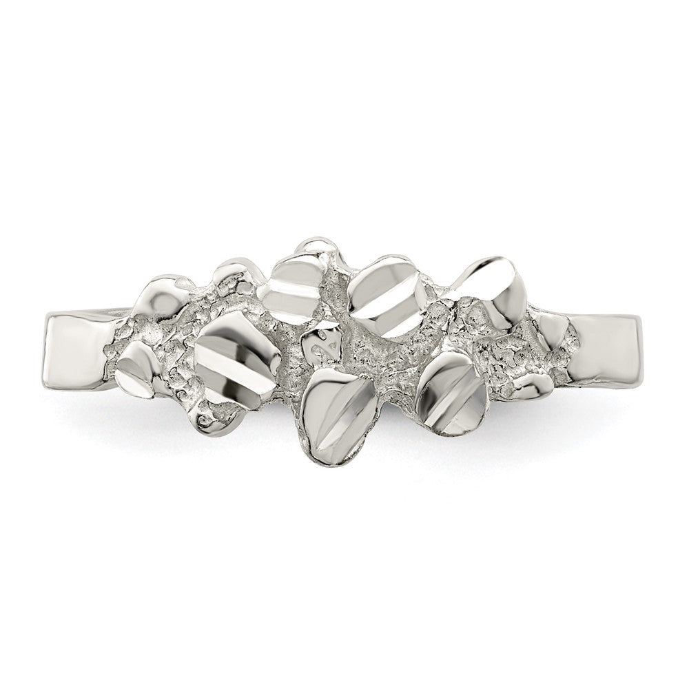 Sterling Silver Nugget Ring - 18