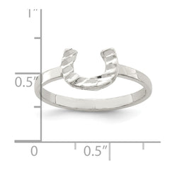 Sterling Silver Horseshoe Ring - 5