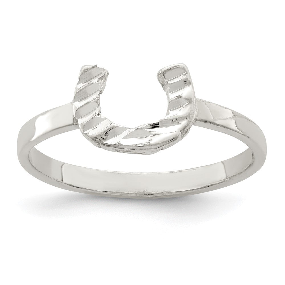 Sterling Silver Horseshoe Ring - 3