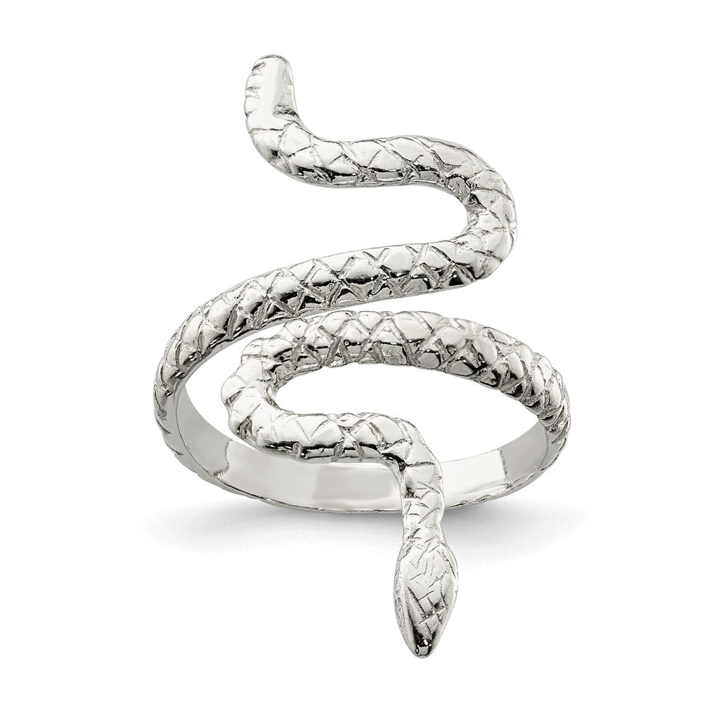 Sterling Silver Snake Ring - 6