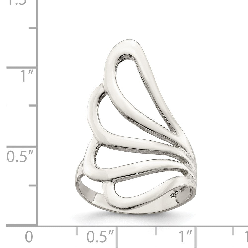 Sterling Silver Fancy Ring - 8