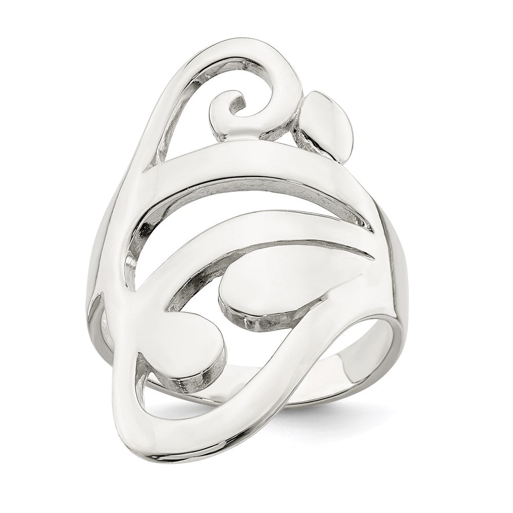 Sterling Silver Scroll Ring - 3
