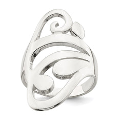 Sterling Silver Scroll Ring - 3