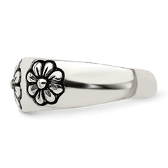 Sterling Silver Antiqued Toe Ring - 3