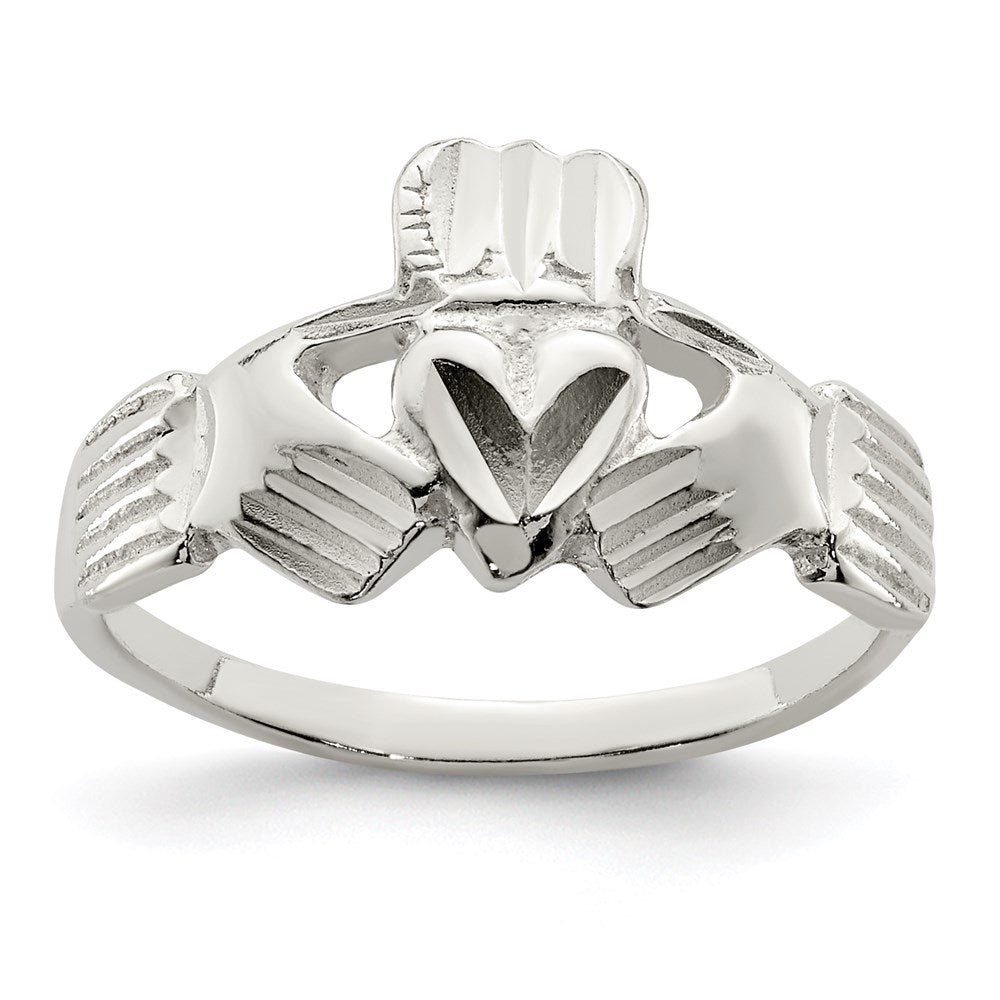 Sterling Silver Claddagh Ring - 5