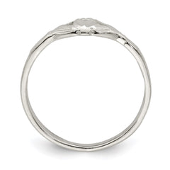 Sterling Silver Claddagh Ring - 15