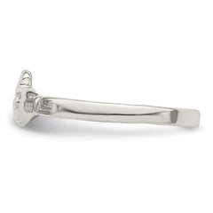 Sterling Silver Claddagh Ring - 15
