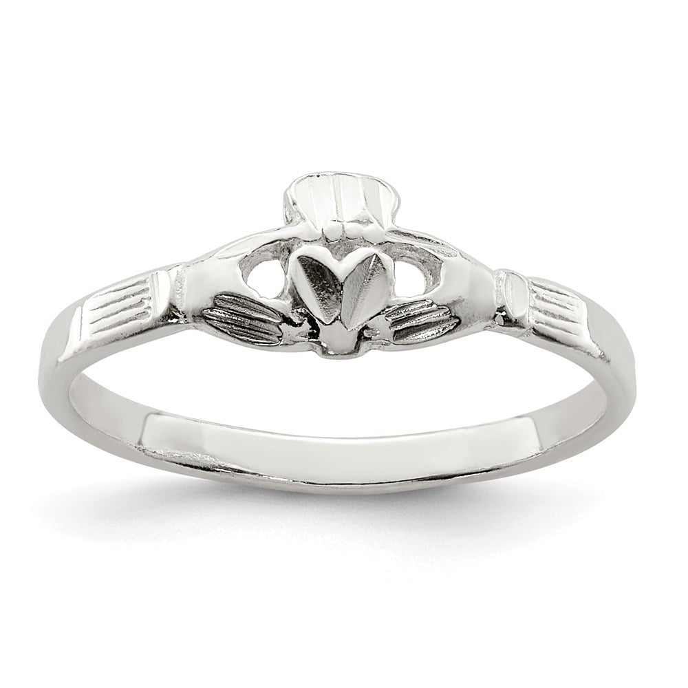 Sterling Silver Claddagh Ring - 15