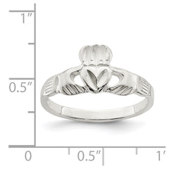Sterling Silver Claddagh Ring - 16