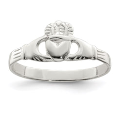 Sterling Silver Claddagh Ring - 13