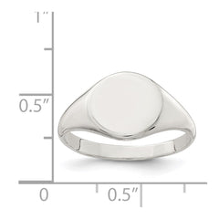 Sterling Silver Signet Ring - 14