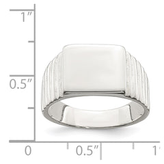 Sterling Silver Signet Ring - 24