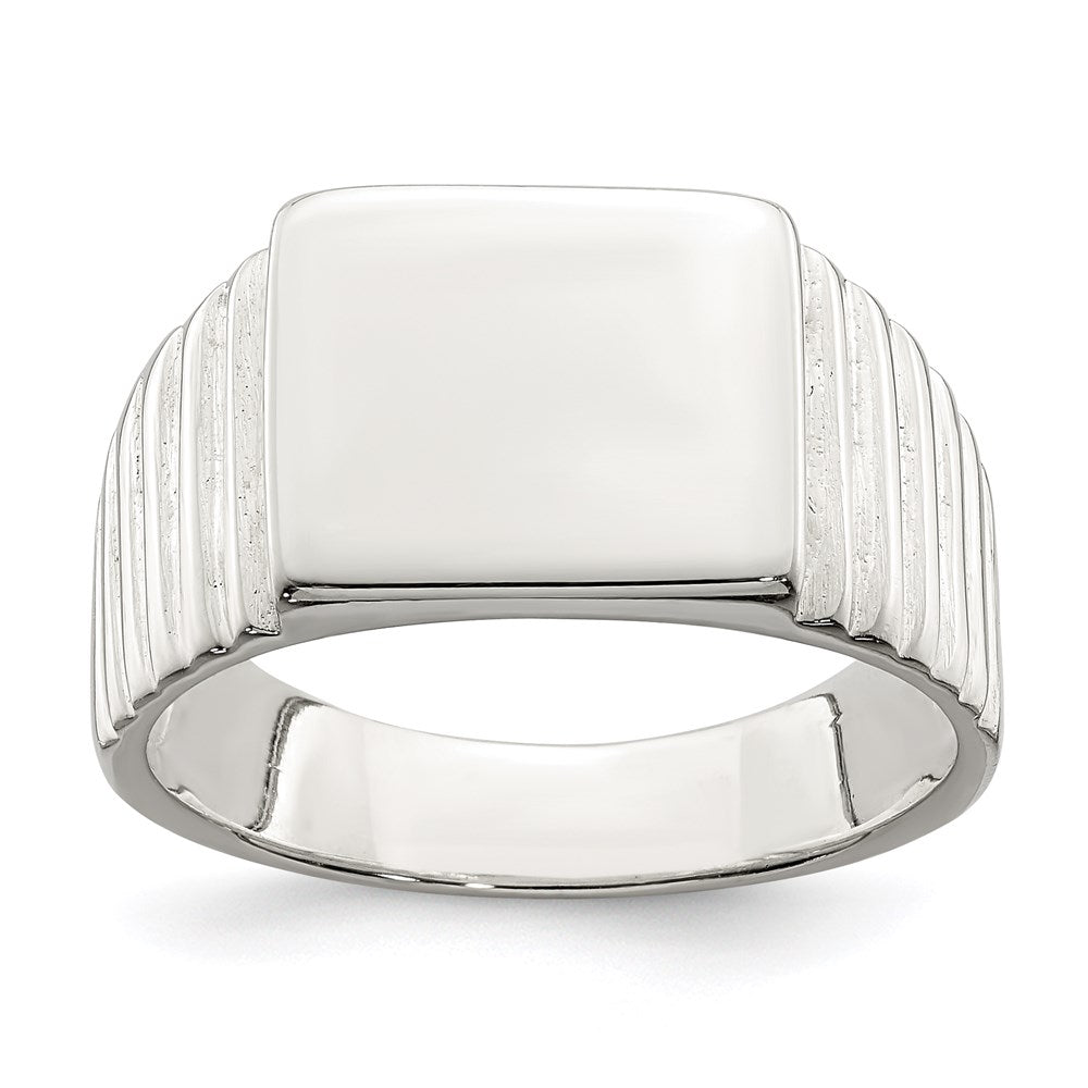 Sterling Silver Signet Ring - 24
