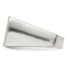 Sterling Silver 12x14mm Closed Back Signet Ring - 3
