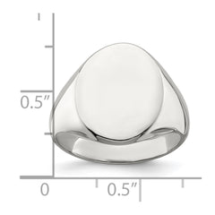 Sterling Silver Signet Ring - 27