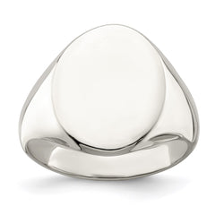 Sterling Silver Signet Ring - 27