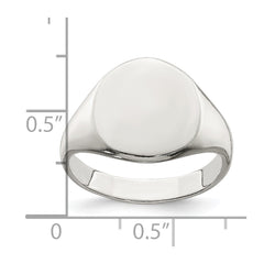 Sterling Silver Signet Ring - 29