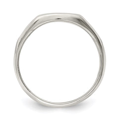 Sterling Silver Signet Ring - 19