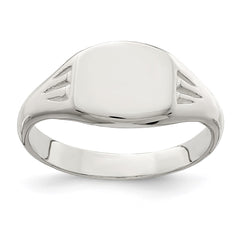Sterling Silver Signet Ring - 19