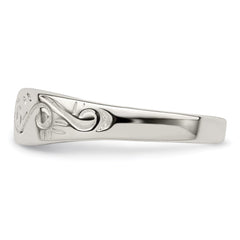 Sterling Silver Swirl Ring - 5
