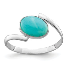 Sterling Silver Oval Amazonite Ring - 3