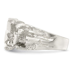 Sterling Silver Men's Nugget Ring - 15