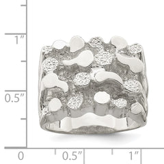 Sterling Silver Men's Nugget Ring - 33