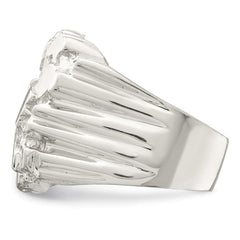 Sterling Silver Men's Nugget Ring - 36